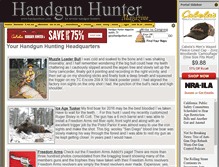 Tablet Screenshot of handgunhunt.com